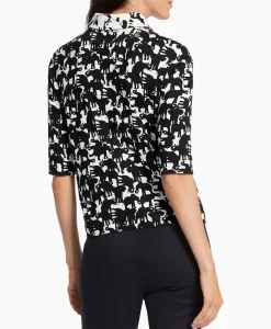 Marccain Collectie Polo Wc 53.04 J11 Zwart