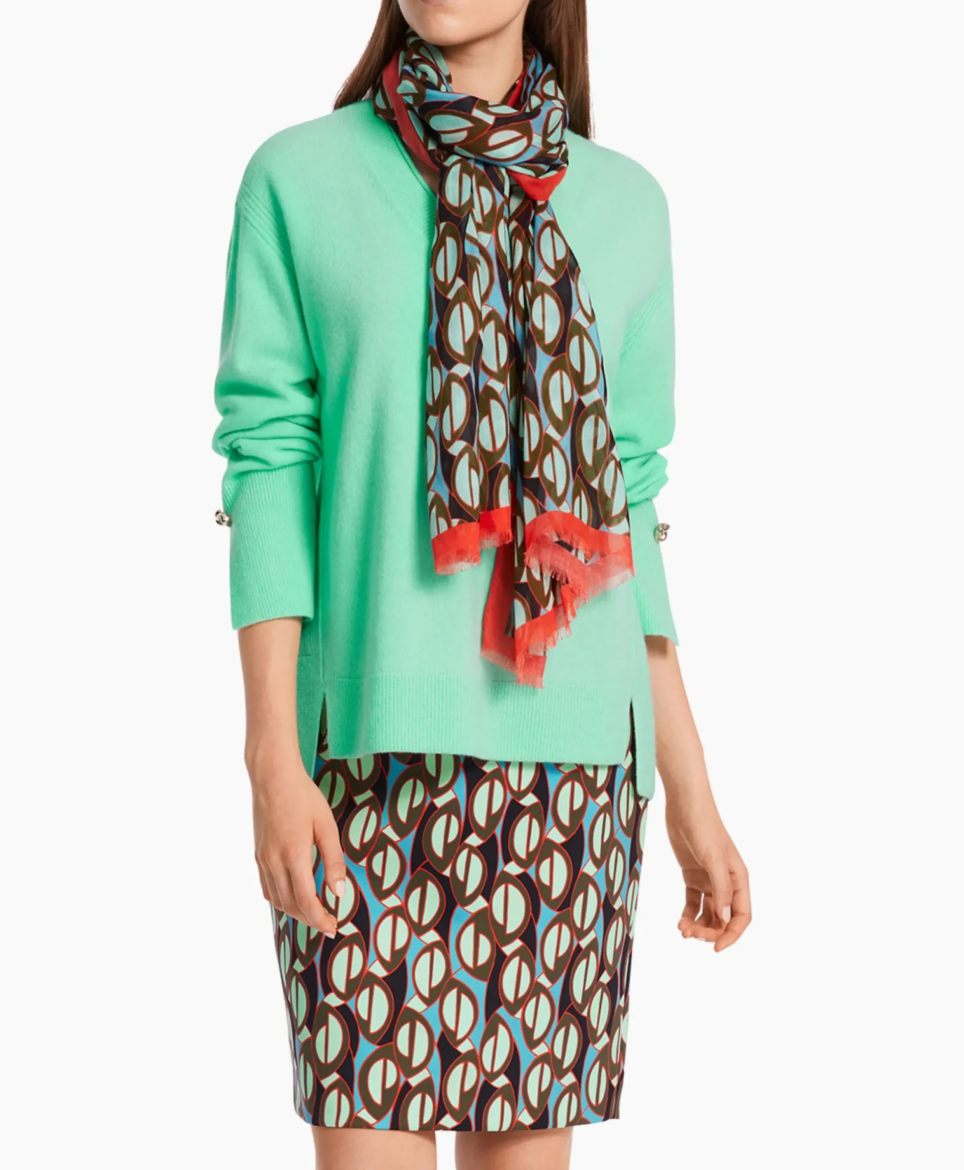 Marccain Collectie Pullover Wc 41.03 M51 Groen