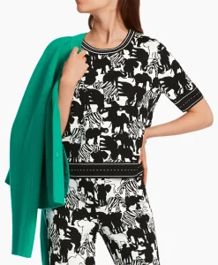 Marccain Collectie Pullover Wc 41.10 M03 Print + 2 Kleurig