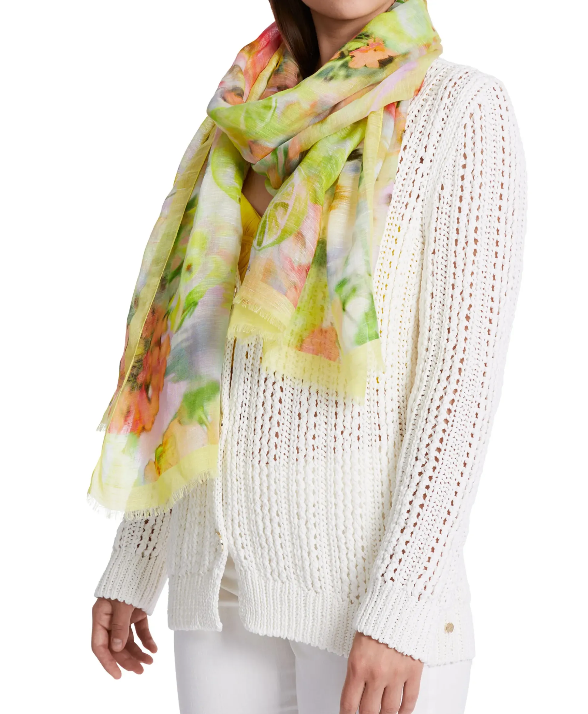 Marccain Collectie Shawl Wc B4.07 Z23 Midden Geel