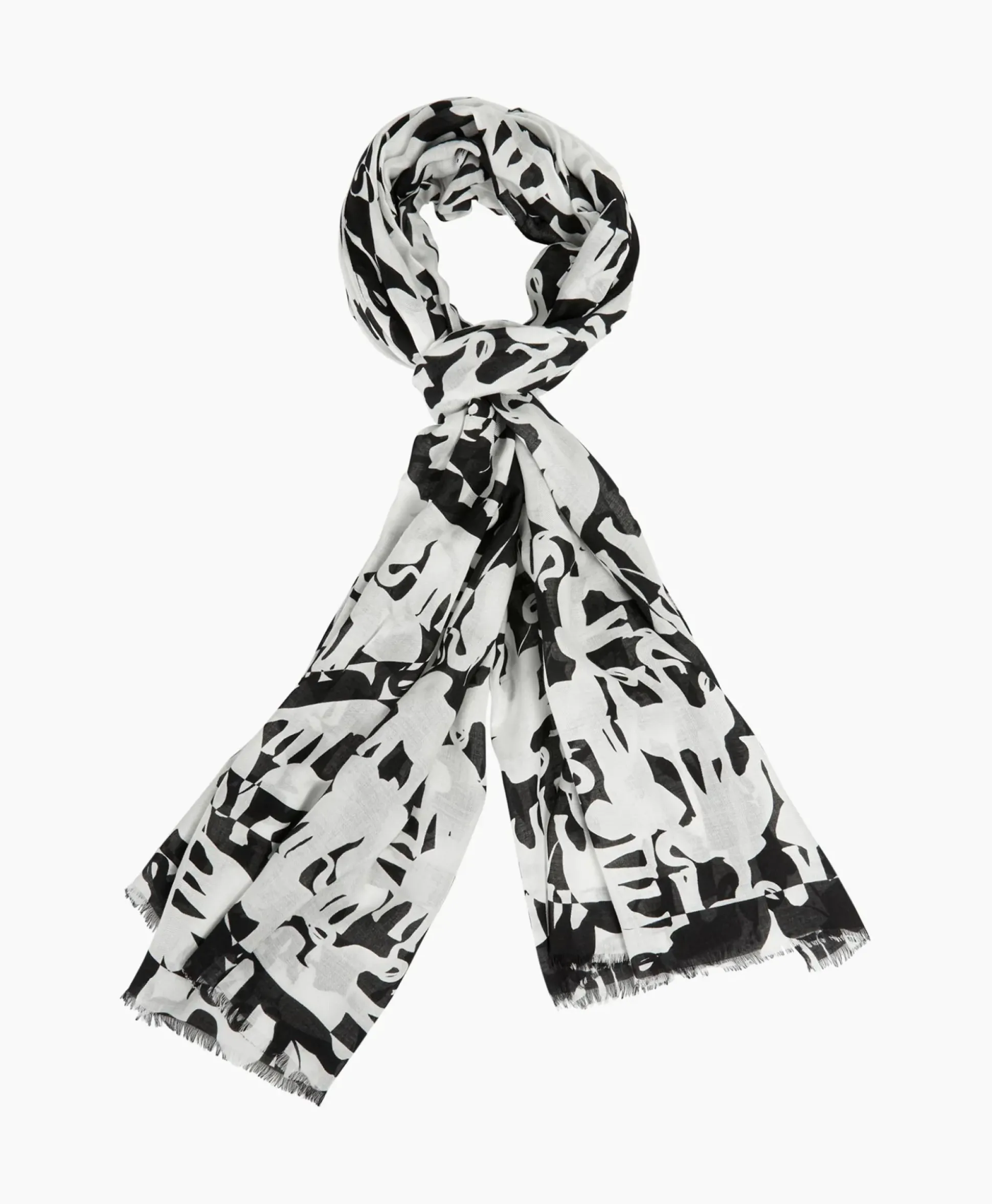 Marccain Collectie Shawl Wc B4.07 Z15 Print + 2 Kleurig