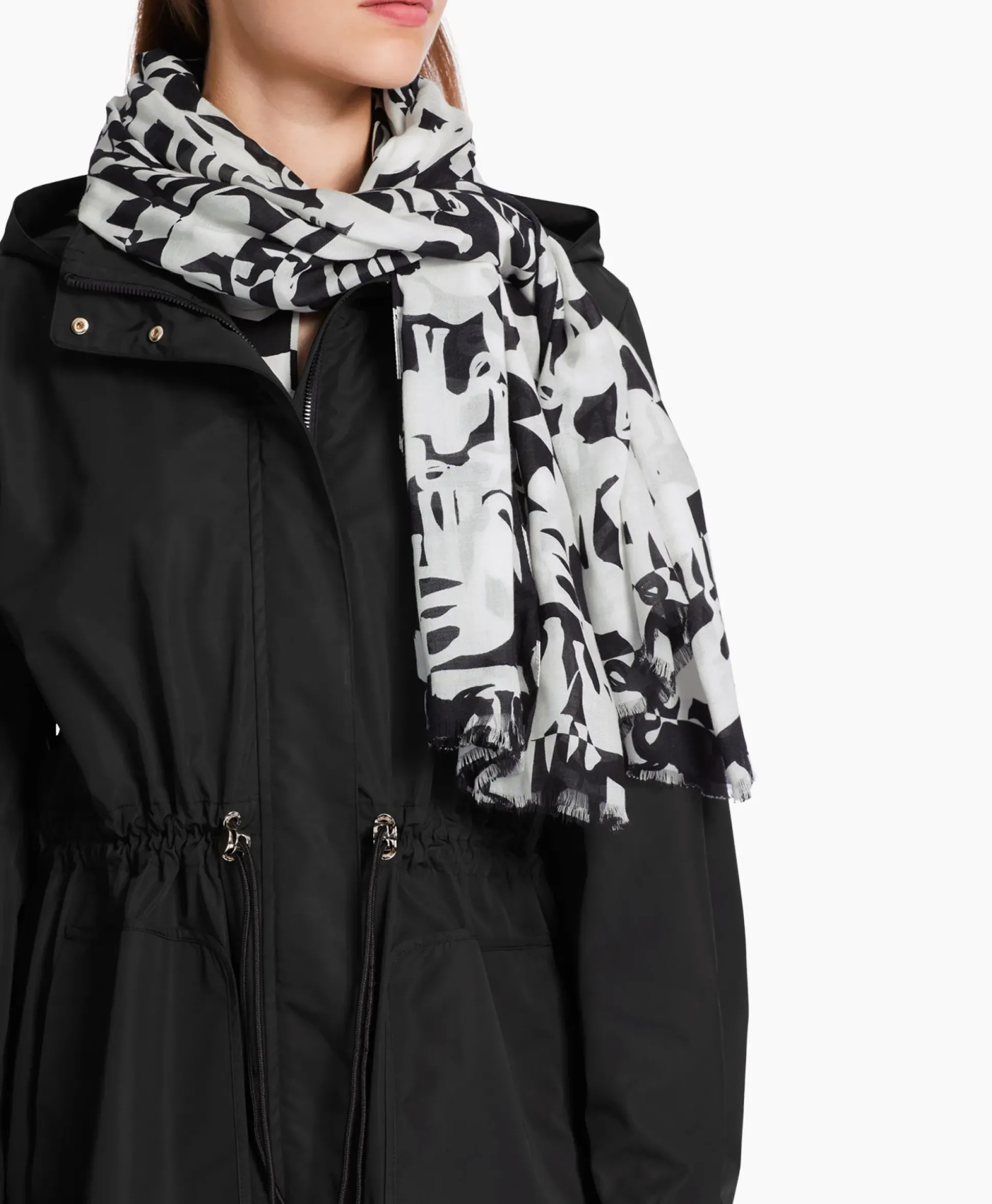 Marccain Collectie Shawl Wc B4.07 Z15 Print + 2 Kleurig