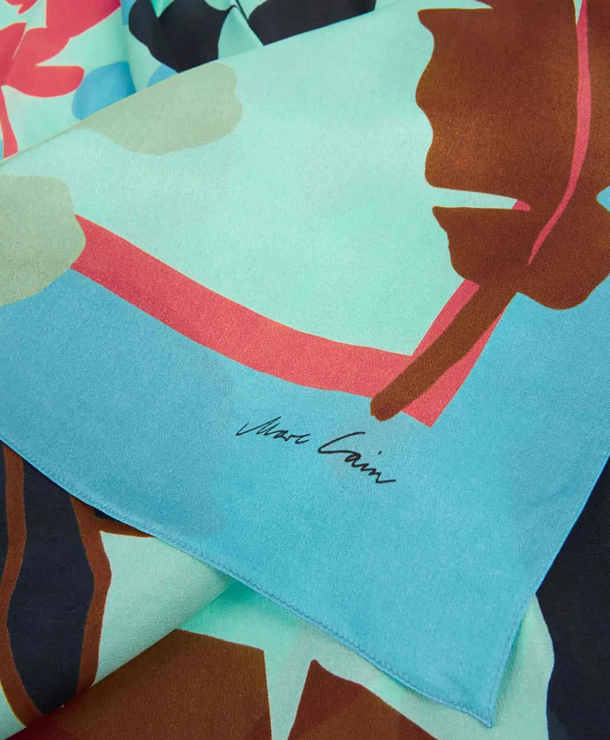 Marccain Collectie Shawl Wc B4.15 Z11 Turquoise