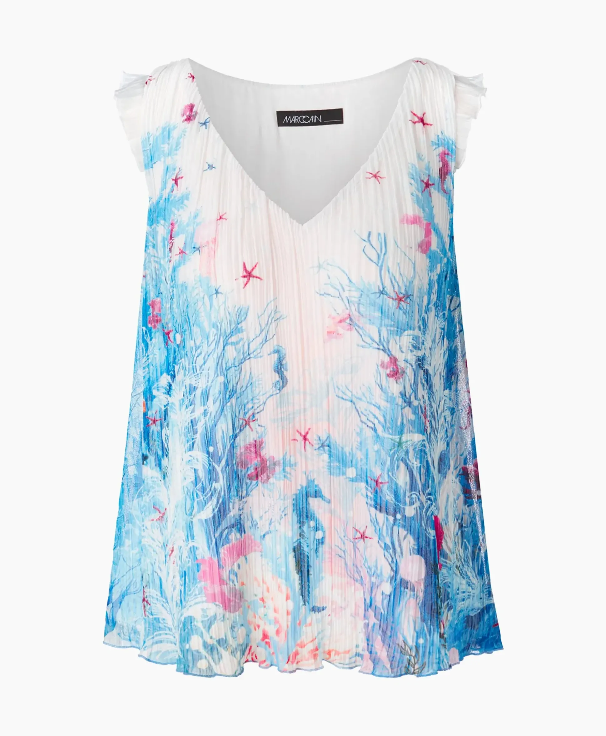 Marccain Collectie Top Wc 61.26 J83 Aqua