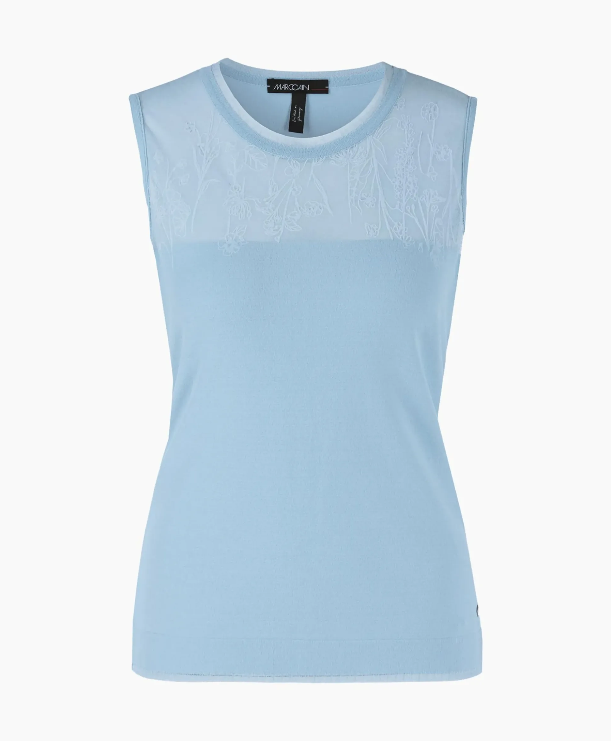 Marccain Collectie Top Wc 61.07 M27 Licht Blauw