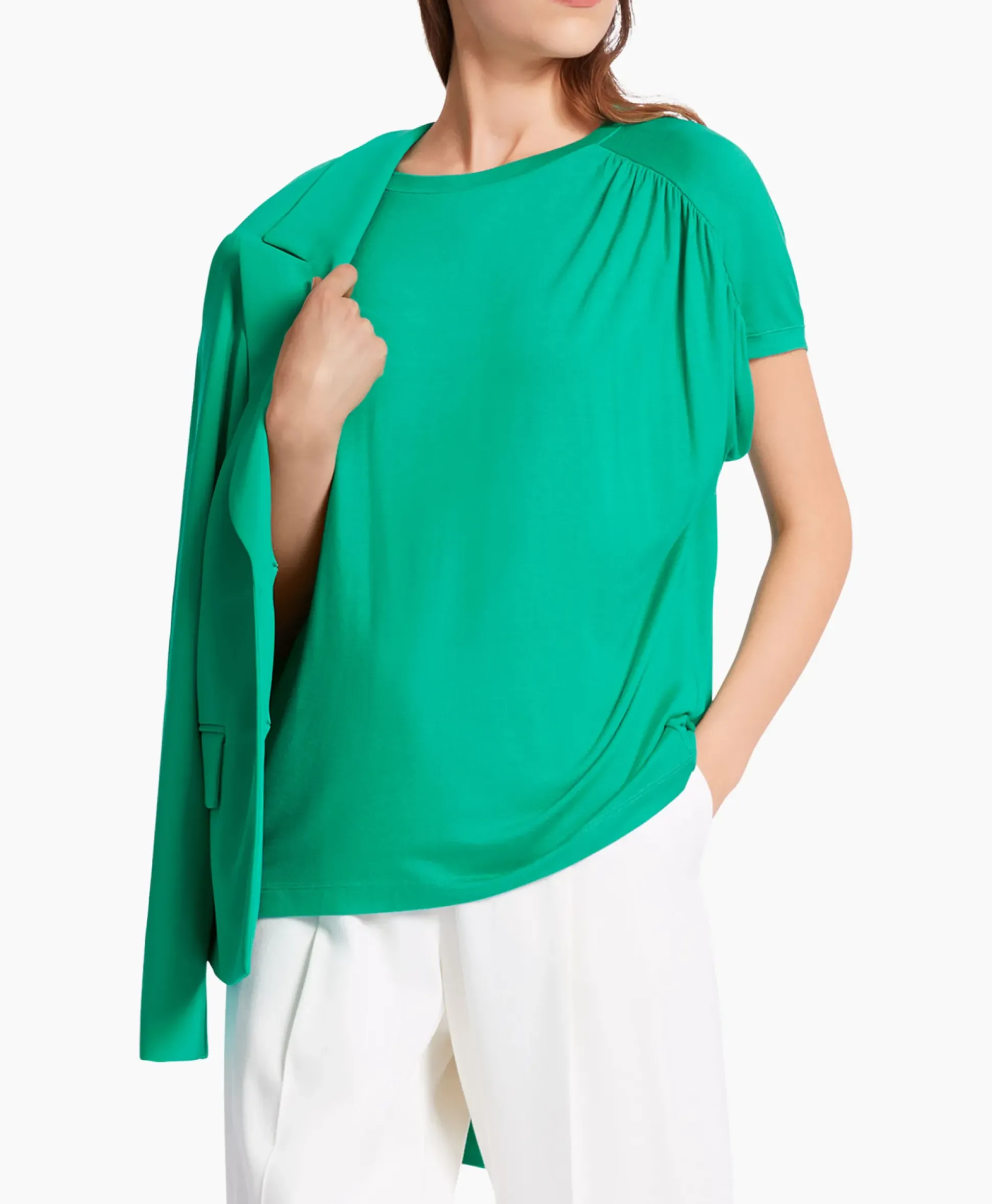 Marccain Collectie T-Shirt Wc 48.25 J33 Groen