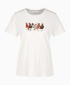 Marccain Collectie T-Shirt Vc 48.32 J66 Off White