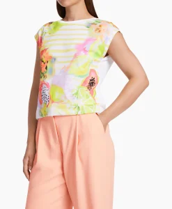 Marccain Collectie T-Shirt Wc 48.67 J25 Wit