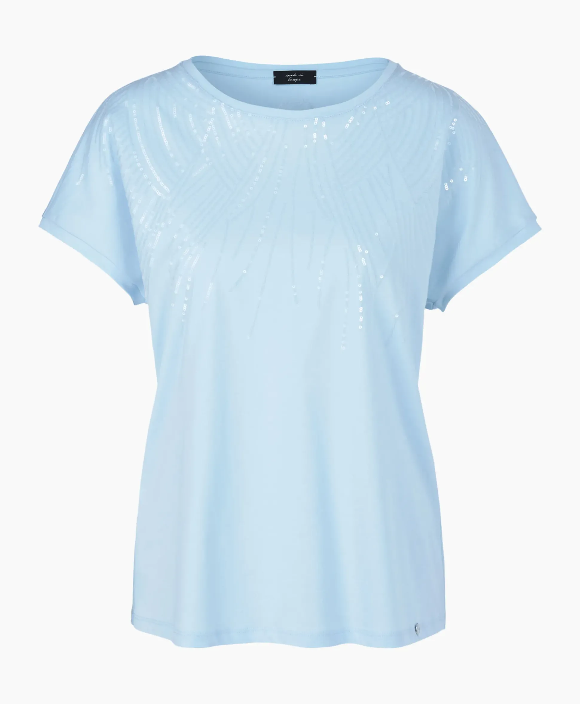 Marccain Collectie T-Shirt Wc 48.46 J36 Licht Blauw