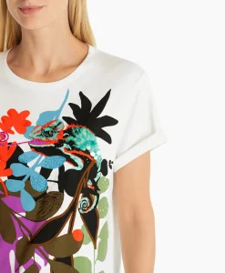 Marccain Collectie T-Shirt Wc 48.10 J07 Off White