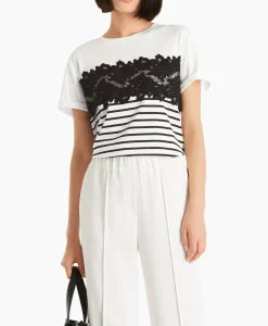 Marccain Collectie T-Shirt Wc 48.10 J16 Print + 2 Kleurig