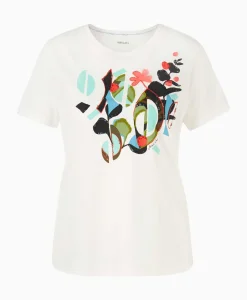 Marccain Collectie T-Shirt Wc 48.32 J06 Off White