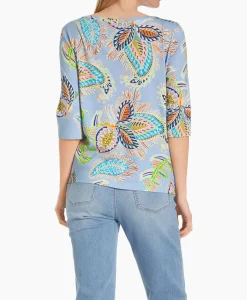 Marccain Collectie T-Shirt Wc 48.66 J47 Licht Blauw
