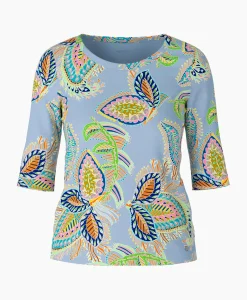 Marccain Collectie T-Shirt Wc 48.66 J47 Licht Blauw