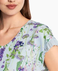 Marccain Collectie T-Shirt Wc 48.23 J19 Licht Blauw