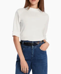Marccain Collectie T-Shirt Wc 48.24 J14 Off White