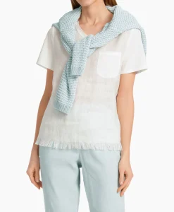 Marccain Collectie T-Shirt Wc 48.41 J79 Off White