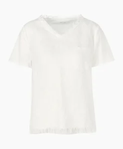 Marccain Collectie T-Shirt Wc 48.41 J79 Off White