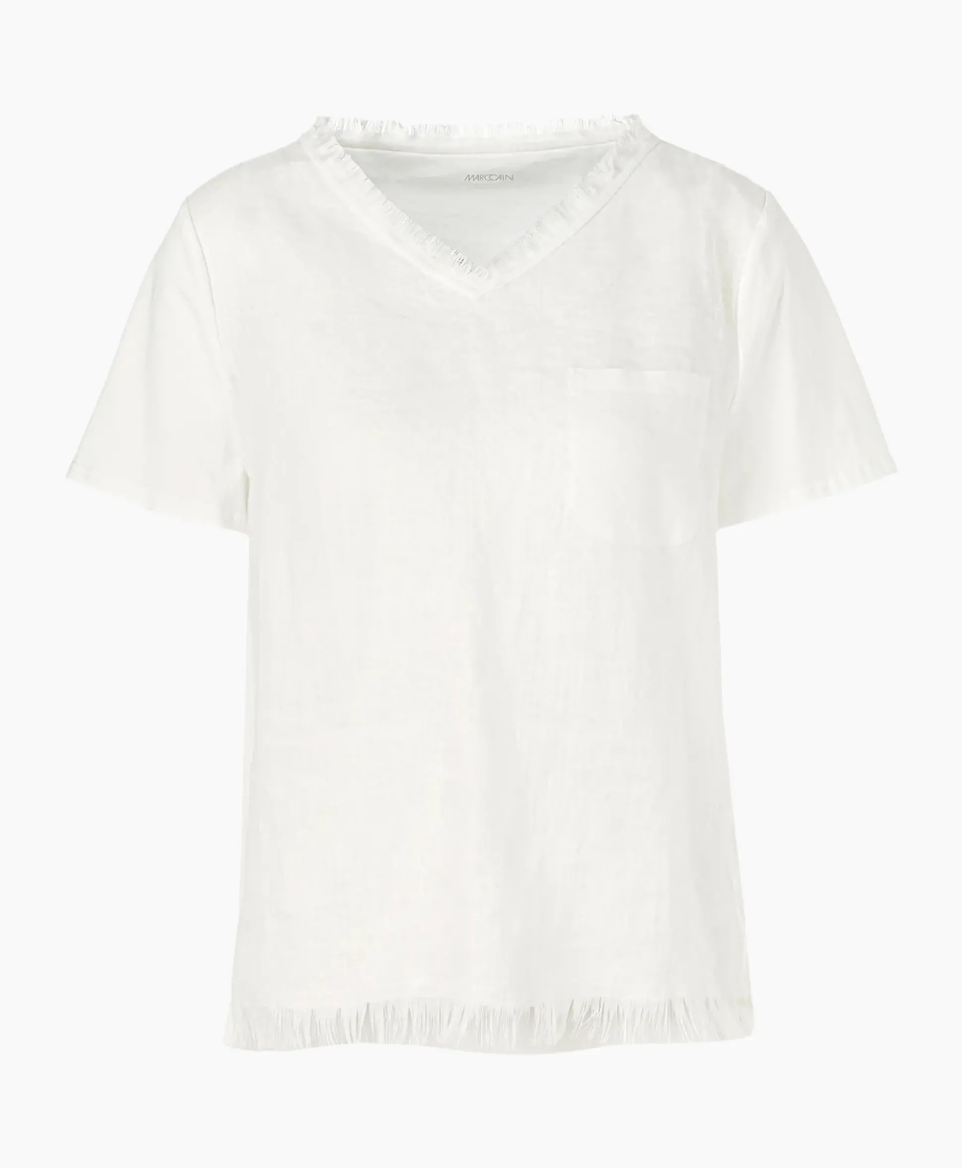 Marccain Collectie T-Shirt Wc 48.41 J79 Off White