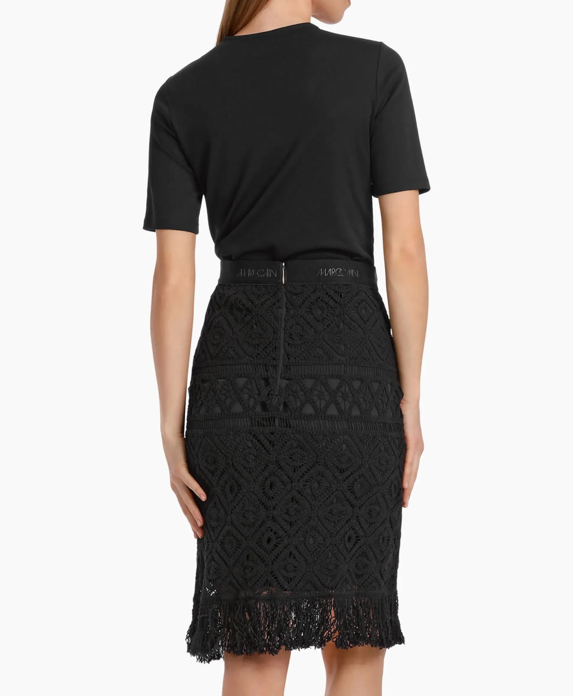 Marccain Collectie T-Shirt Wc 48.48 J14 Zwart