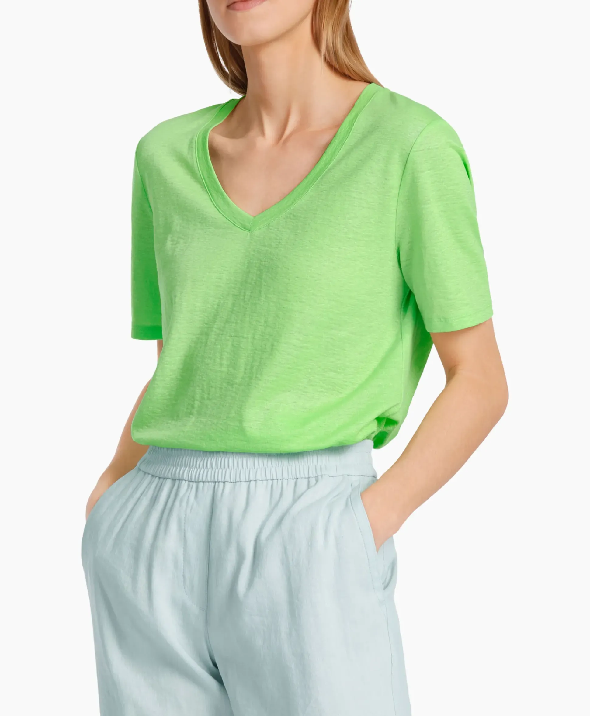 Marccain Collectie T-Shirt Wc 48.34 J54 Groen