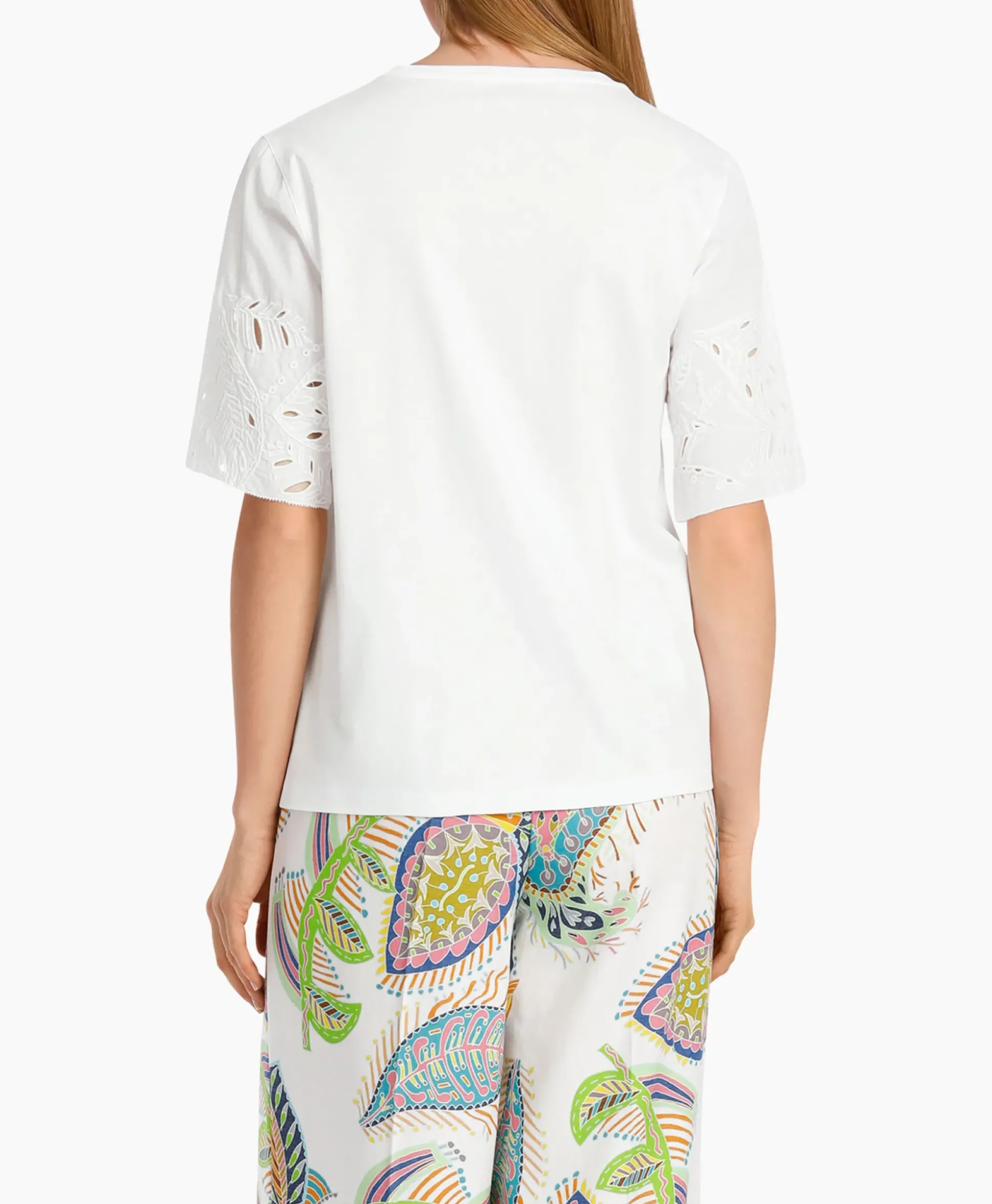 Marccain Collectie T-Shirt Wc 48.62 J81 Wit