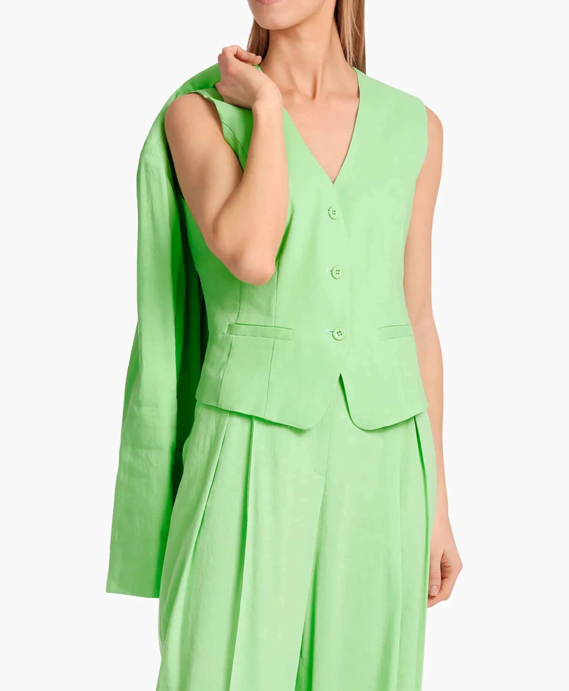 Marccain Collectie Vest Wc 37.02 W47 Groen