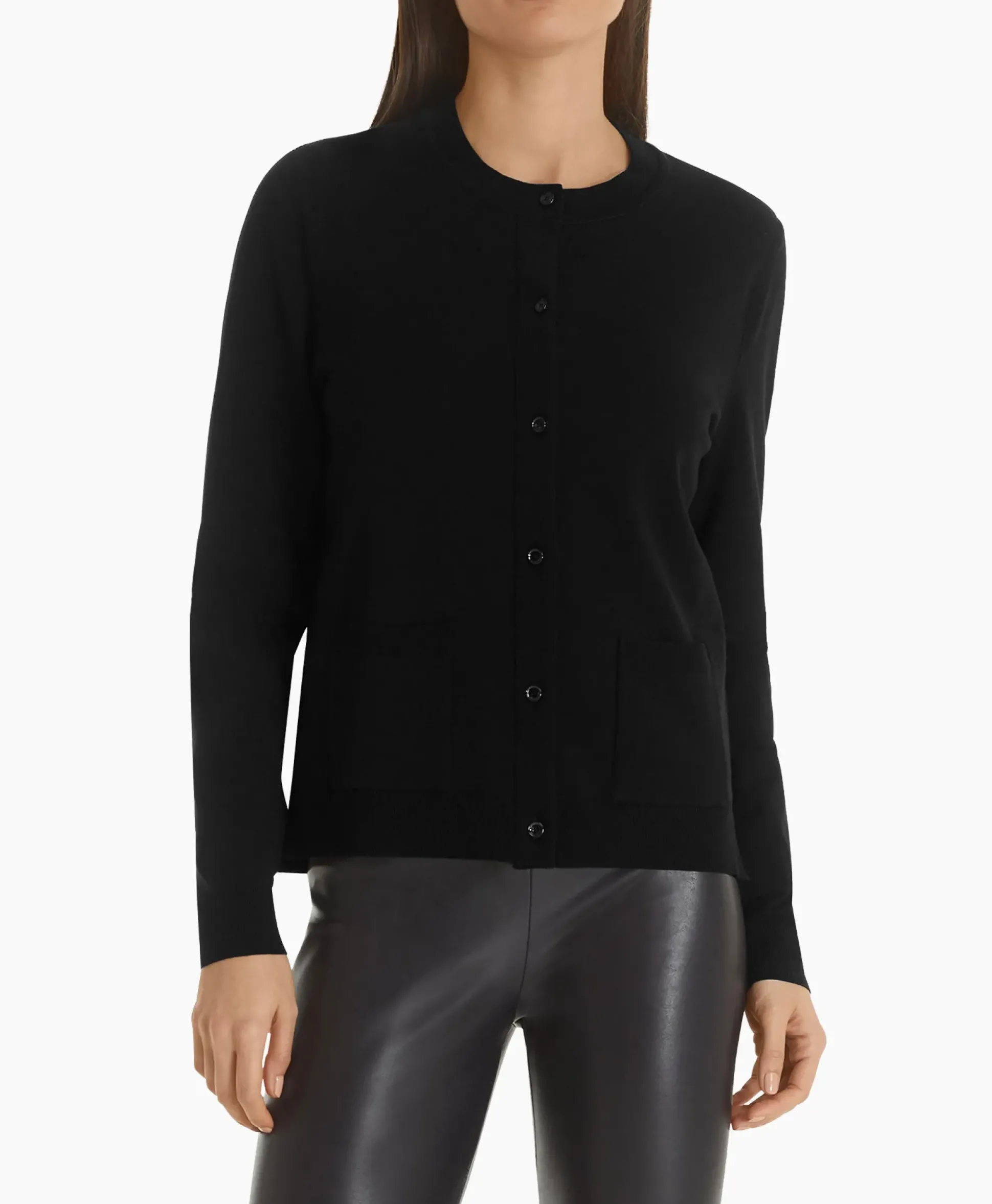Marccain Essentials Vest +E 39.01 M11 Zwart
