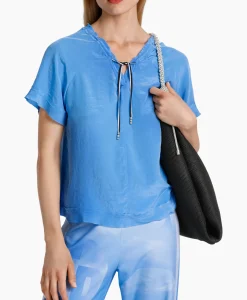 Marccain Sport Blouse Ws 55.07 J67 Donker Blauw