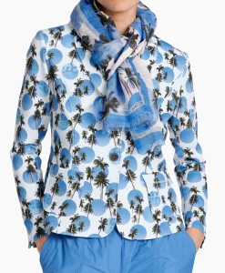Marccain Sport Shawl Ws B4.07 Z27 Donker Blauw