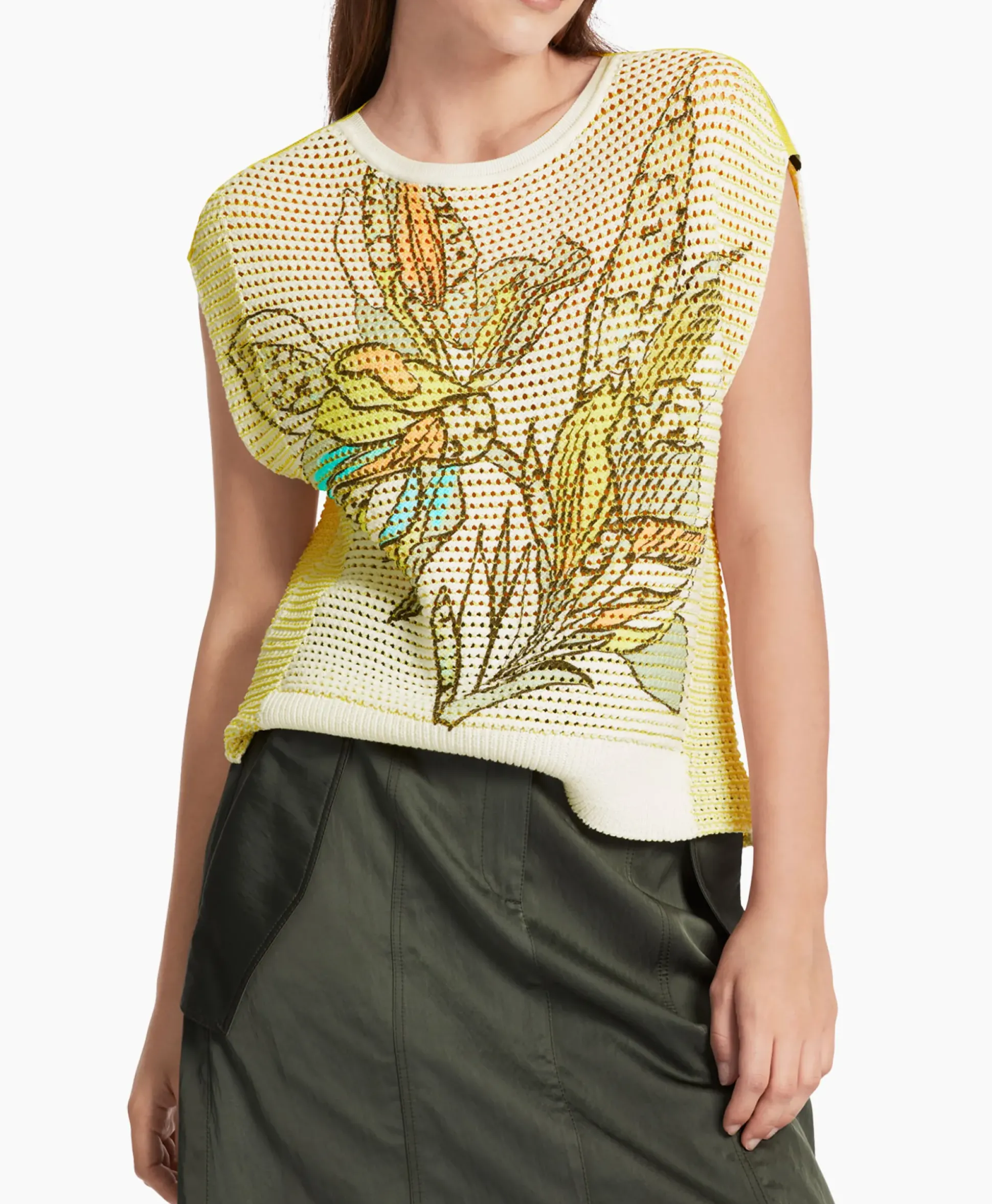 Marccain Sport Top Ws 42.01 M19 Geel