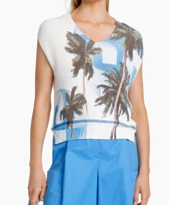 Marccain Sport Top Ws 42.03 M33 Donker Blauw