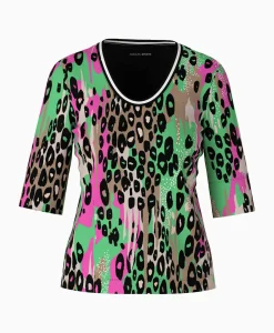 Marccain Sport T-Shirt Ws 48.19 J56 Groen