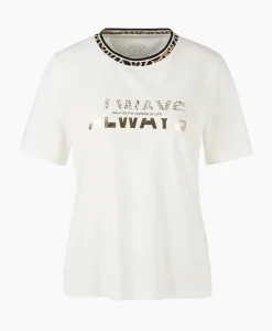 Marccain Sport T-Shirt Ws 48.20 J27 Off White