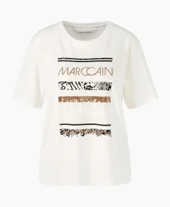 Marccain Sport T-Shirt Ws 48.21 J58 Off White