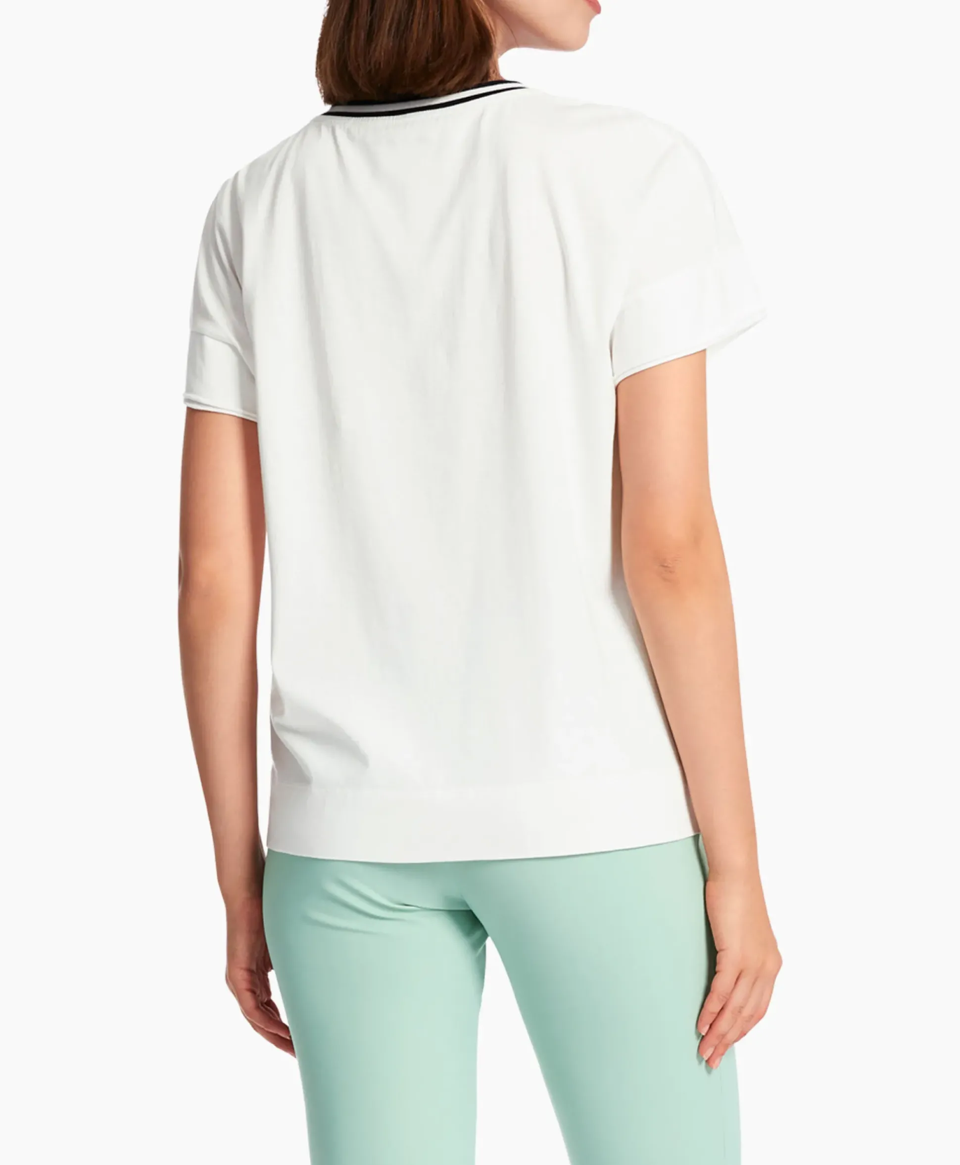 Marccain Sport T-Shirt Ws 48.06 J41 Off White