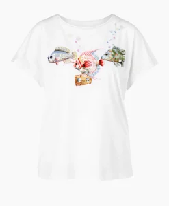 Marccain Sport T-Shirt Ws 48.58 J98 Wit