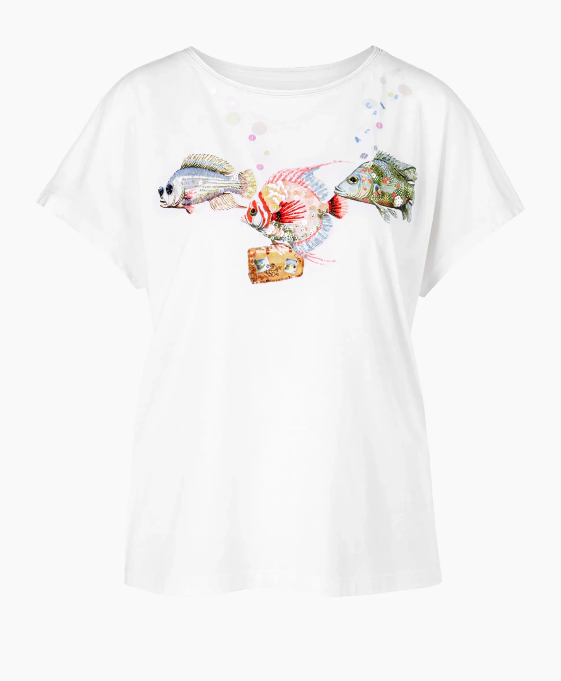 Marccain Sport T-Shirt Ws 48.58 J98 Wit