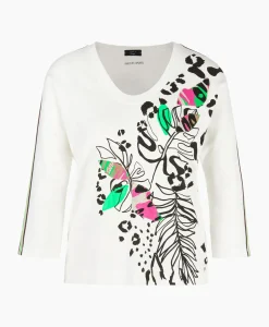 Marccain Sport T-Shirt Ws 48.18 J54 Off White