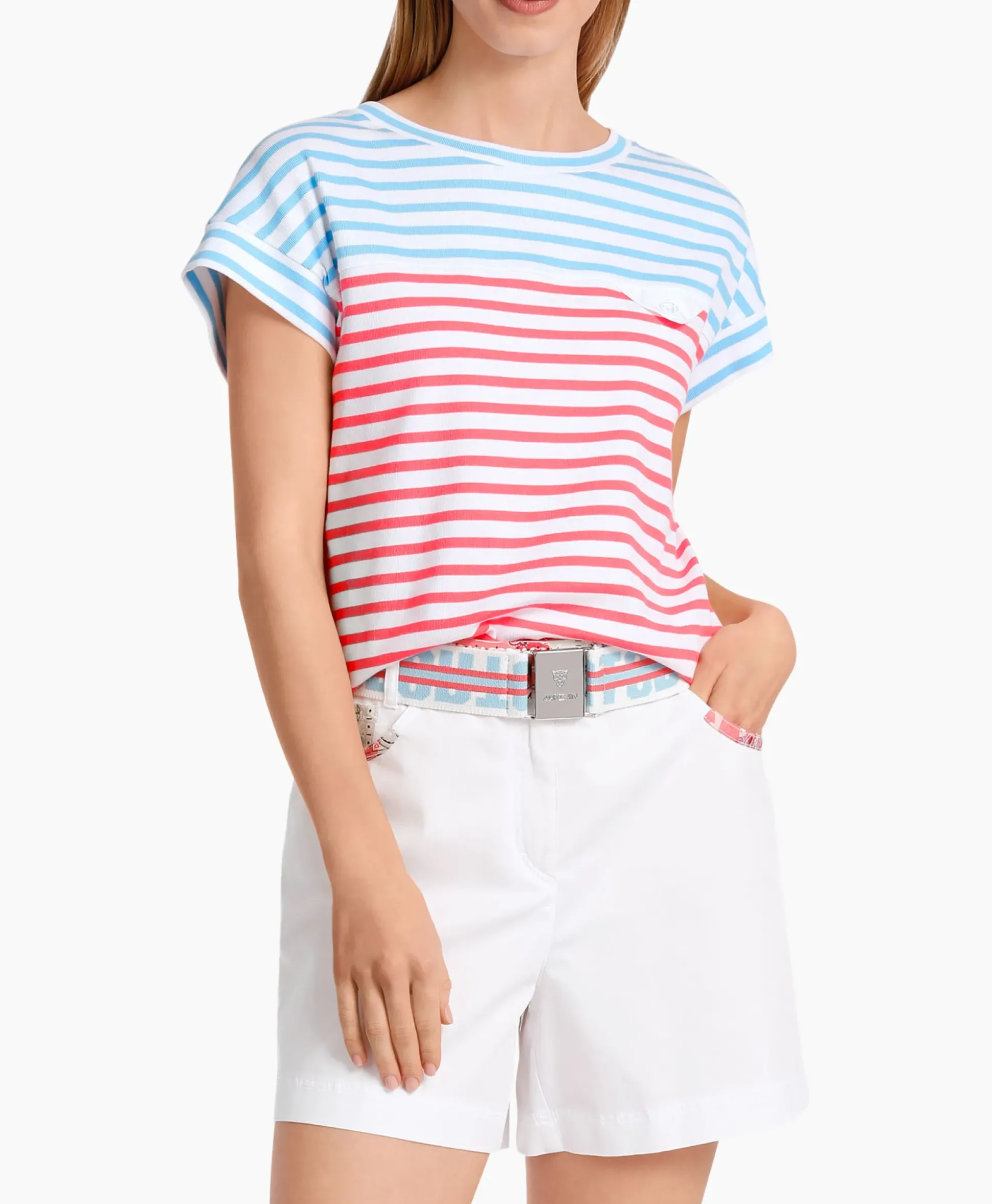 Marccain Sport T-Shirt Ws 48.42 J90 Blauw