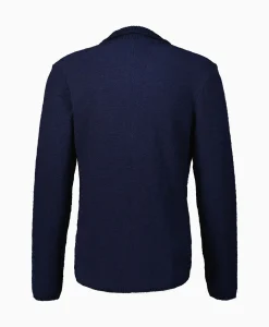 Maurizio Baldassari Jack Knit With Rib Details Blauw