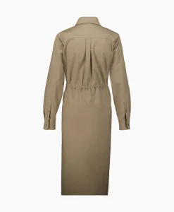 Maxmara Maxi Jurk Monia Bruin