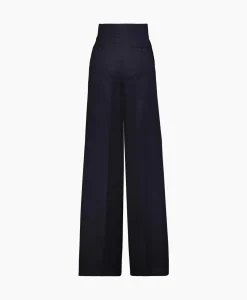 Maxmara Pantalon Cervo Donker Blauw