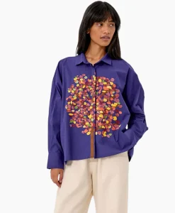 Mii Collection Mii Collection Blouse 51/Shirt Greta Blauw