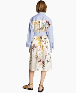 Munthe Midi Jurk Masseila Blauw