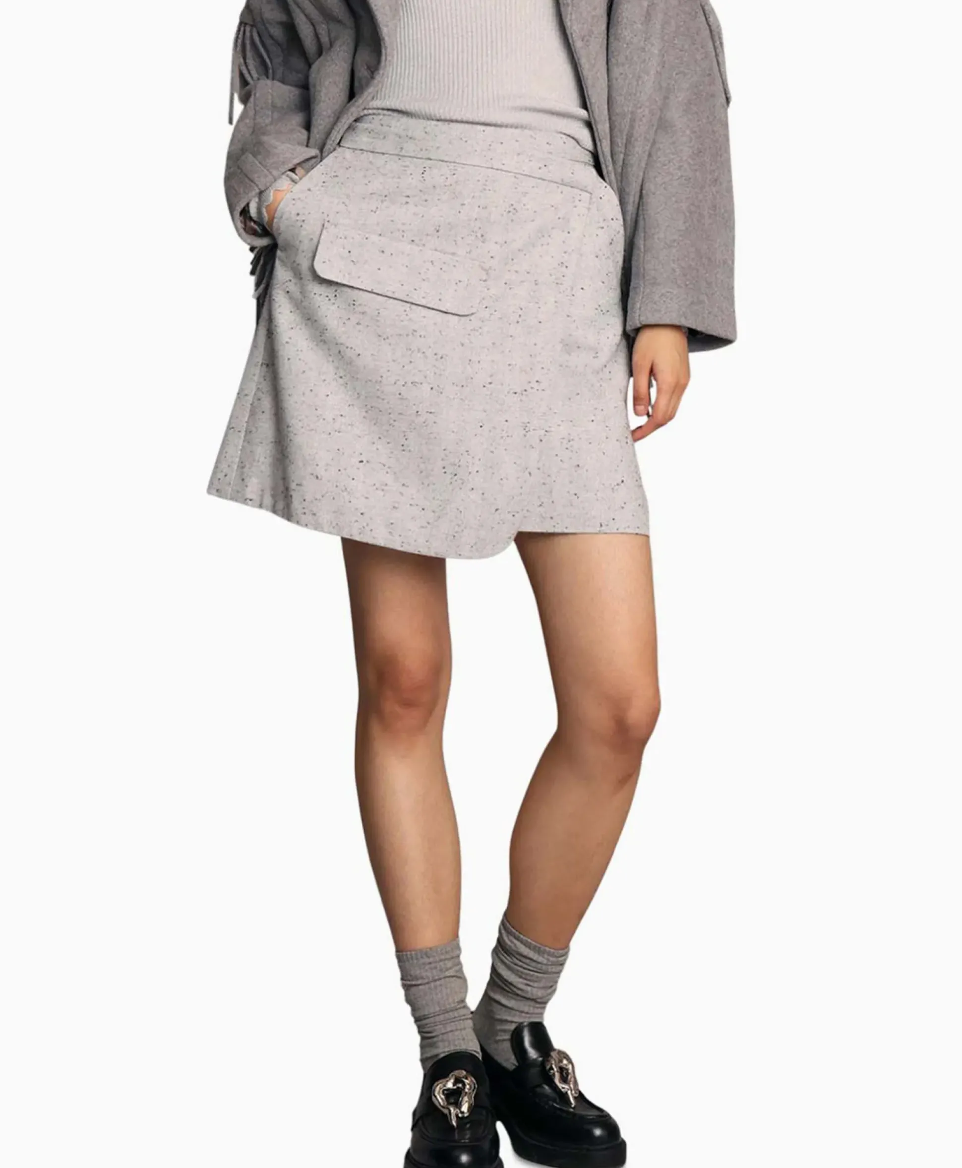 Munthe Minirok 233-1210-23308 Grijs