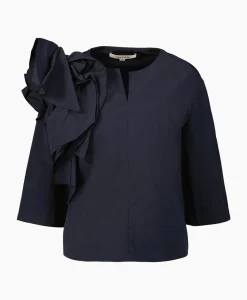 Natan Blouse Ange-Jztkn02 Donker Blauw