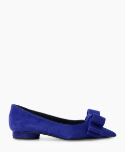 Natan Schoenen Ballerina Cam Electrico Leder Blauw