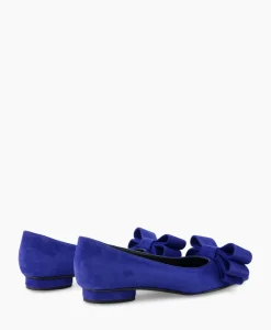 Natan Schoenen Ballerina Cam Electrico Leder Blauw