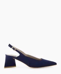 Natan Schoenen Pump Stretch Morelli 9 Blu Scuro Blauw